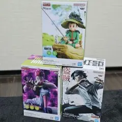 HUNTER×HUNTER フィギュア 3体セット ゴン クロロ ヒソカ