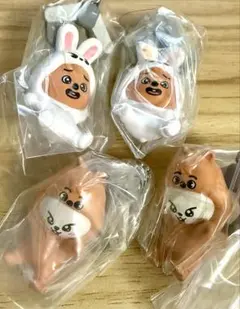 skzoo つまんでつなげてますこっと 2 リービット　ハンクォッカ　4点セット