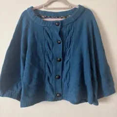 バーバリーブルーレーベル ケーブルニット カーディガン 38