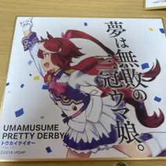 ウマ娘 プリティーダービー トレーディングmini色紙