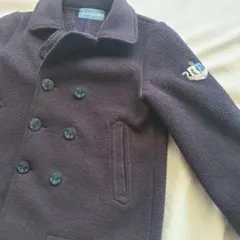 ファミリア  コート　Pコート　アウター　コート　ネイビー