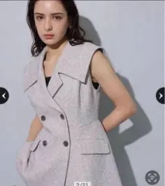 完売品❣️ DEPAREILLE デパリエ リネンジレ ベスト アイボリー - メルカリ