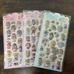 【*】様 クライベイビー　セットぷくぷく　ぷっくりシール立体シール　3D 3点セ
