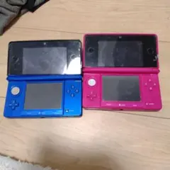 (*)様 ベ*ガ様 ニンテンドー3DS 本体 青 ピンク