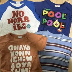 ベビー Tシャツ 4枚セット サイズ80 保育園着