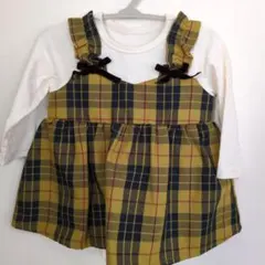 ロンパース・カバーオール チェック柄