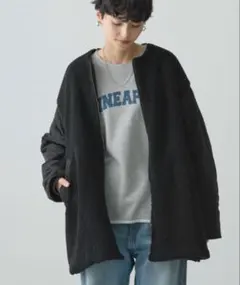 AMERICAN HOLIC ノーカラー2WAYリバーシブルジャケット　Mサイズ