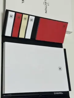 CHANEL メモ帳 付箋セット 専用ケース付き