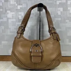 美品 Coach One shoulder Bag Soho Brown
