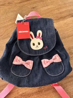 ミキハウス デニムリュック うさこ　新品未使用