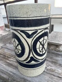 傘立て　陶器　信楽