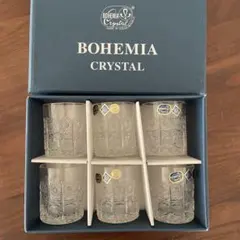 BOHEMIA CRYSTAL ロックグラス 6個セット