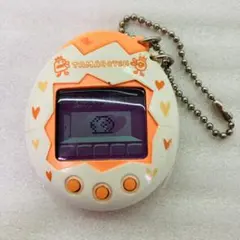 【通電確認済み】たまごっち　メスっち　バンダイ　1997年　ホワイト　オレンジ