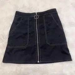 SPINNS タイトミニスカート ブラック