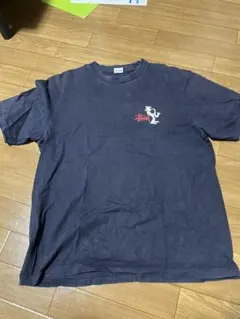 stussyネイビー Tシャツ ジャズ　JAZZ usa製 ステューシー