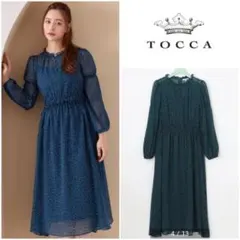 【TOCCA LAVENDER】TINY DOT ONEPIECE ドレス