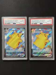 なみのりピカチュウVMAX RRR 25th【PSA10】2連番