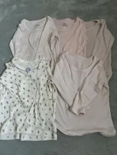 ベビー肌着　長袖　90サイズ　95サイズ　女の子　5枚セット