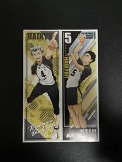 ハイキュー　ロングステッカー　木兎光太郎　赤葦京治