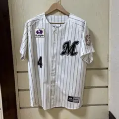 激レア千葉ロッテマリーンズ 藤岡裕大 ホームユニフォーム 背番号4番