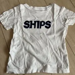 SHIPS プリント ホワイトTシャツのサムネイル