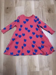 ハート柄ワンピース 110cm
