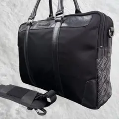 遊人様専用バーバリーブラックレーベル　ビジネスバッグ　ノバチェック　黒