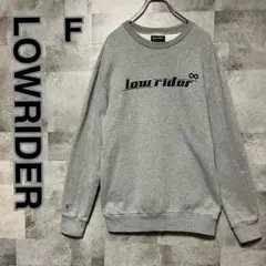 【送料無料】 LOWRIDER ローライダー スウェット グレー F 裏起毛 星