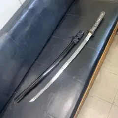 模造刀 日本刀 居合刀 武道 黒鞘 鍔 縁頭 - メルカリ
