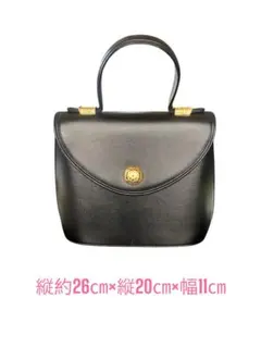 ミラショーン　ブラック　ハンドバッグ 約26×20×11cm