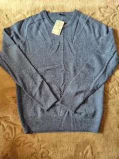 最終価格〈★未使用〉無印良品 カシミヤ100%セーター メンズM