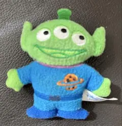 東京ディズニーリゾート　リトルグリーンメン　バッチ　キーホルダー