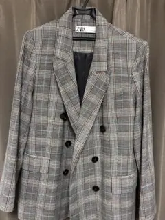 ZARA チェック柄 ジャケット M