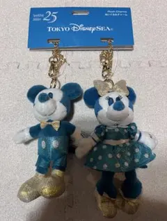 新発売】ぬいぐるみチャーム ミッキー ミニー 新品 5周年 ディズニー