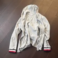 TOMMY HILFIGER グレー フルジップパーカー 62