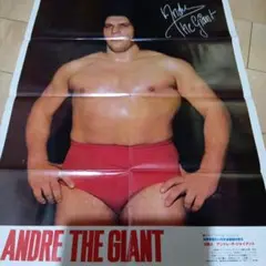 アンドレ・ザ・ジャイアント ポスタープロレス馬場猪木
