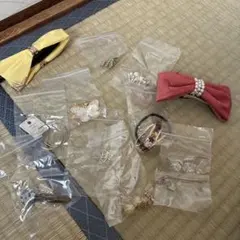 ヘアアクセサリー　イヤリング　ネックレス　まとめ売り