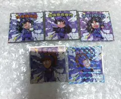 忍たま乱太郎マンチョコ　シール　5年生　5枚セット