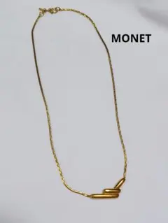 N.117 MONET ゴールド　デザイン　ネックレス