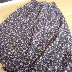Wcloset 花柄フレアパンツ