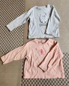 BEAMS　SHIPS　キッズ　ベビー　90cm　ロンT　2枚セット　男女兼用