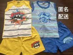 ベビー　キッズ　服　セットアップ　S バットマン　スーパーマン　海外　２枚セットのサムネイル