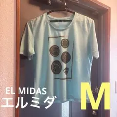EL MIDAS エルミダ 半袖Tシャツ ライトブルー Mのサムネイル