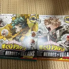 2点セット　未開封　コレクション缶バッジ　ヒロアカ展　ヒーローアカデミア　コレ缶