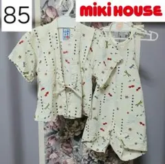 グ*＊様 MIKI HOUSE 甚平とオーバーオールセット 85