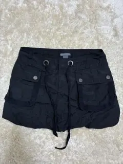 ARMANI EXCHANGE カーゴミニスカート ブラックのサムネイル