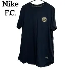 Nike F.C. 1994年モデル 黒Tシャツ、ナイキF.C.クレストメンズ