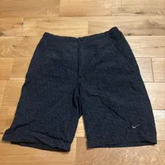 Nike ナイキ ナイロンショートパンツ ブラック S 銀タグ 90s 총무늬
