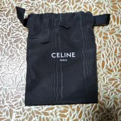 CELINE セリーヌ 巾着 ポーチ ブラック　お値下げ済み‼️のサムネイル