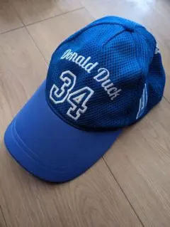 ディズニーリゾート　ドナルドダック　キャップ　ブルー